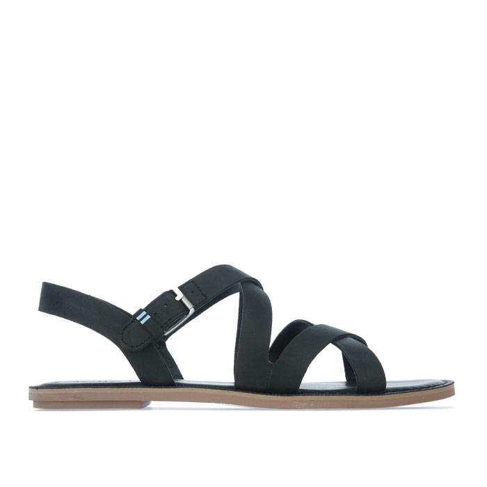 Toms Sicily damessandalen, zwart
