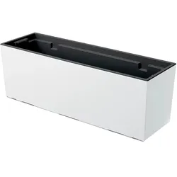 Prosperplast - Balkonjardiniere URBI CASE Weiß, Abmessungen 580x180x195 mm