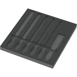 Wera 9883 Schaumstoffeinlage PFERD Feilen Set 1, ohne Werkzeug - 05137383001