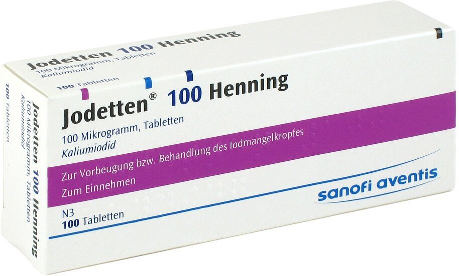Jodetten 100 Henning 100 Mikrogramm 100stk