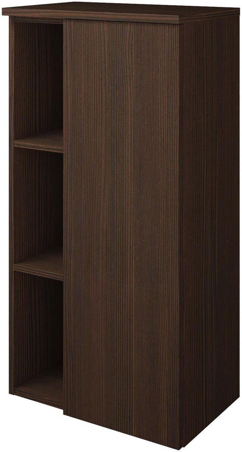 burgbad Badu Halbhoher Schrank 50 cm, 1 Tür, Anschlag rechts, 1 Regal