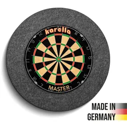 Karella Schallschutz für Steeldartboards,anthrazit,Ø 69 cm