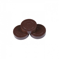 Halmakegel.com Damestein - Mühle - Backgammon - 31x8mm - braun 255749