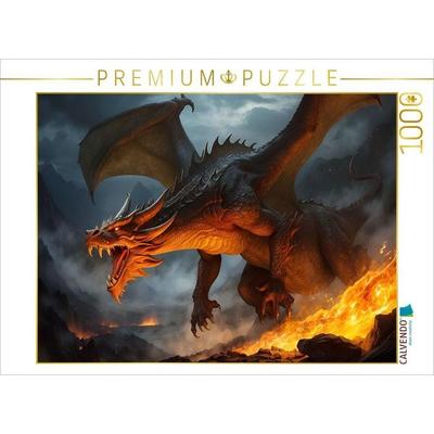 CALVENDO Puzzle In der asiatischen Kultur hat ein Drache eine positivere Bedeutung als sein westliches Gegenstück. | 1000 Teile Lege-Größe 64 × 48 cm