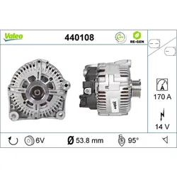 Generator VALEO 440108 für BMW X5