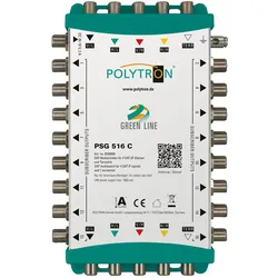 Polytron Kaskaden-Multischalter PSG 516 C 5/16 SAT/terr. (Multischalter), SAT Zubehör