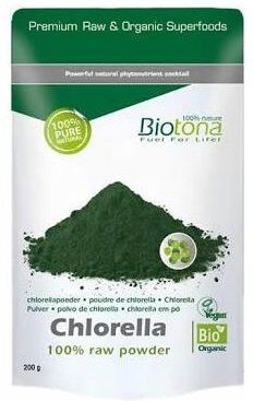 Biotona Chlorella Raw Bag 200g Bio 200 gr