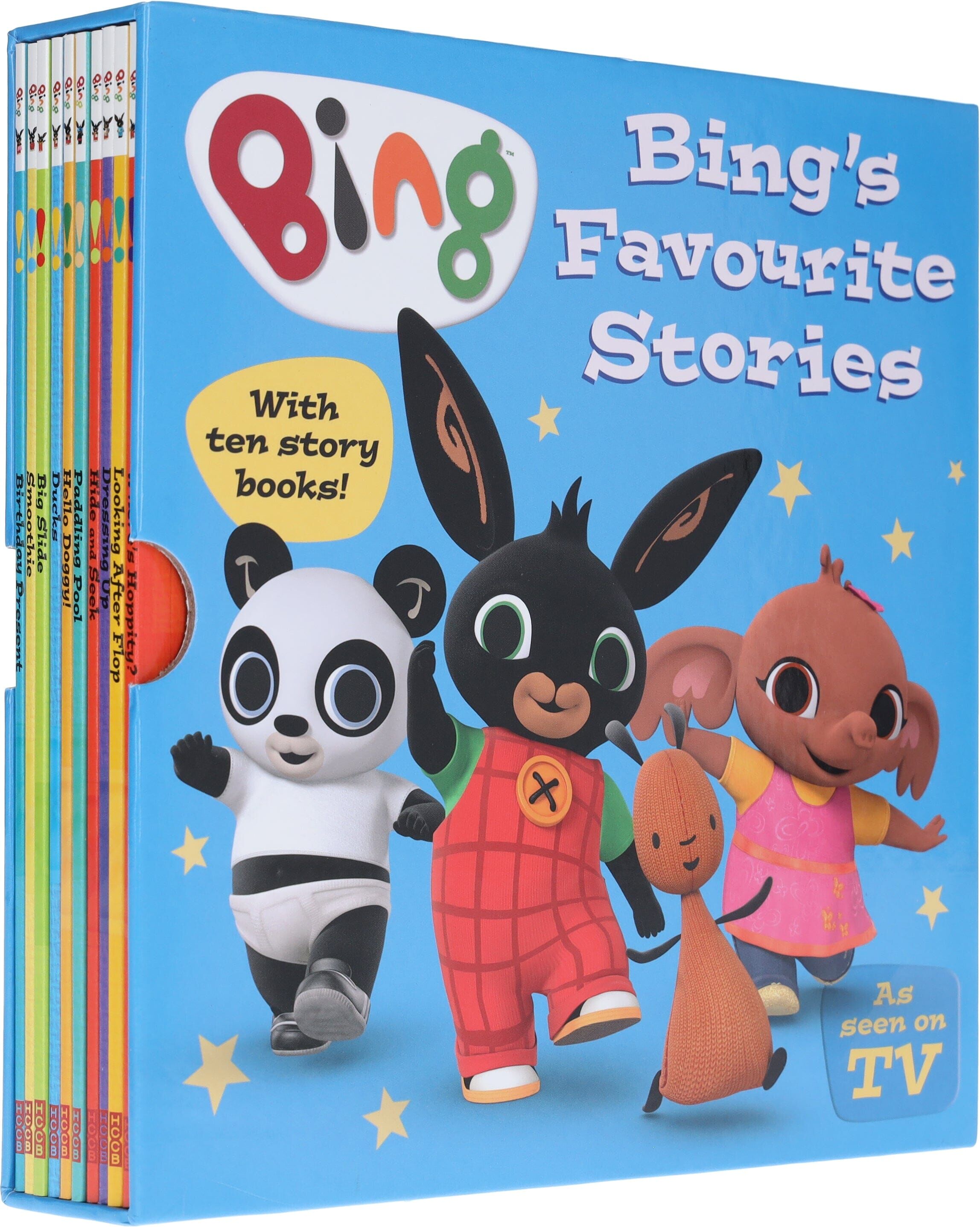 Bing Bunny 10 Books Favourite Stories Box Set By Ted Dewan - Ages 7-9 - Paperback HarperCollins Publishers