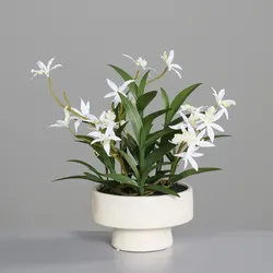 Kunstblume ORCHIDEE (H 38 cm) - beige - H 38 cm