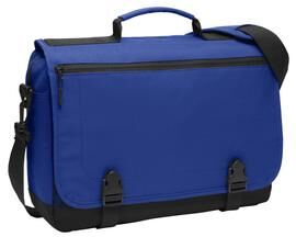 Port Authority BG304 Messenger Briefcase in Twilight Blue size OSFA   Canvas