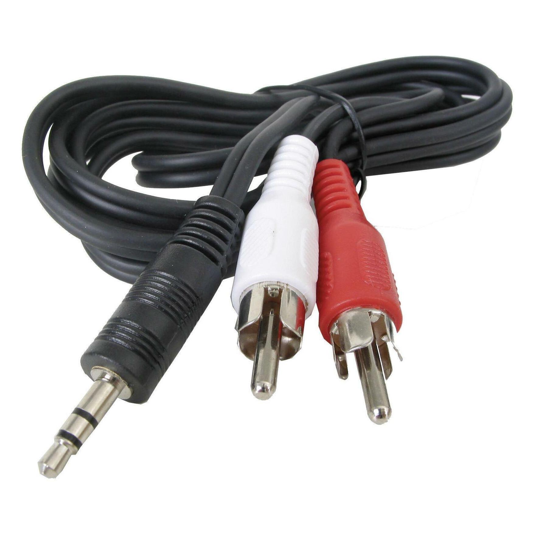 HDgear Audio-Kabel 3.5 mm Klinke - Cinch 1.5 m (1.50 m, AUX Kabel) (LP-AC030-015)