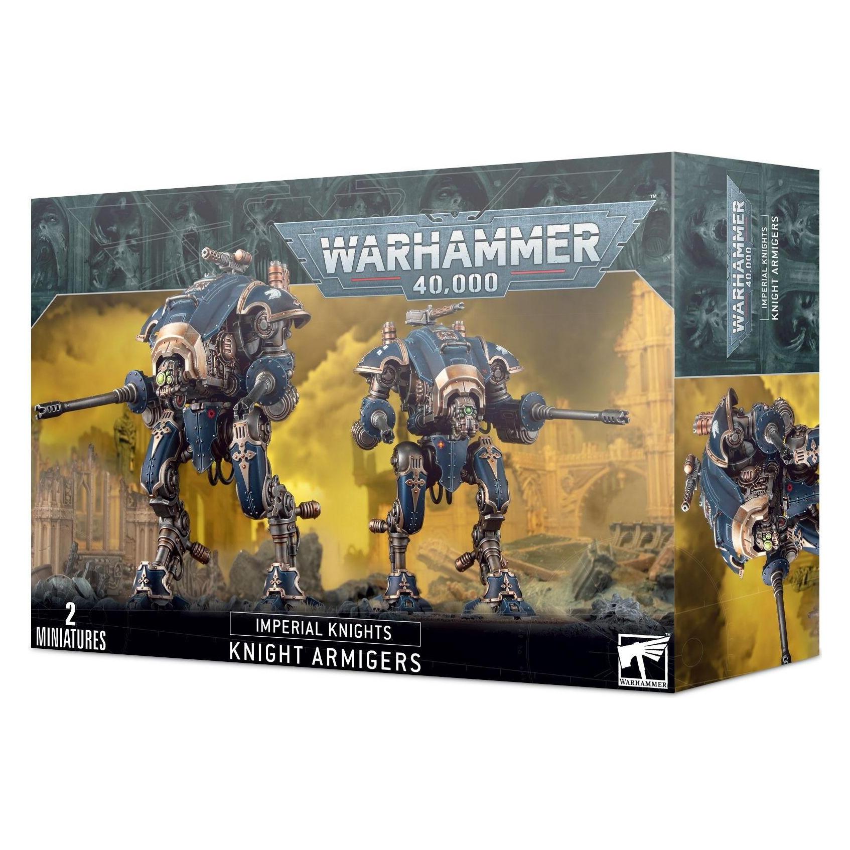 Games Workshop Warhammer 40.000 - Imperial Knights Knight Armigers (Kunststoff) (54-20)