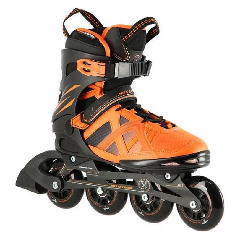Nils Rollschuhe NA14112 Schwarz-Orange GRÖSSE 40 INLINE-SKATES EXTREME (40) (16-01-186)
