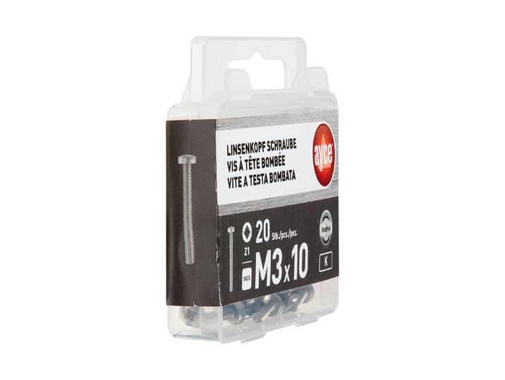 LK Inox-Schraube M3 × 10 mm