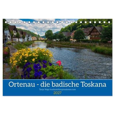 Ortenau - die badische Toskana (Tischkalender 2027 DIN A5 quer), CALVENDO Monatskalender