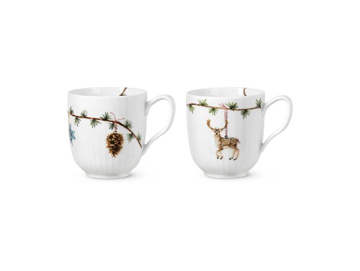 Kähler Tasse de Noël 33 cl Hammershøi Christmas, 2 pièces 2020 & 2021