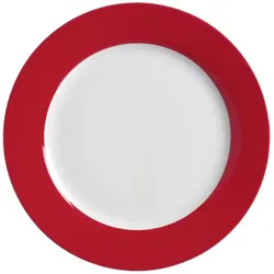 6x Flirt by R&B Speiseteller 'Doppio', Teller, Rot