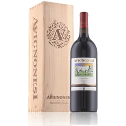 Avignonesi Desiderio Toscana Rotwein trocken 2018 14% Vol. 1,5l in Geschenkbox aus Holz
