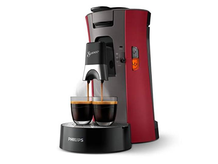 Philips Senseo Select Koffiepadmachine - 3 Koffievariaties, Rood