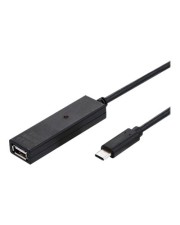 VALUE USB-Verlängerungskabel USB-C M bis USB W 3.1 15 m aktiv Schwarz (12.99.1113)