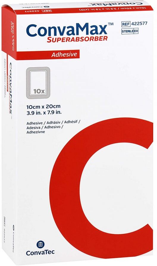 Convamax Superabsorber adhäsiv 10x20 cm
