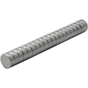 Böttcher-AG Magnete N42, silber, Neodym Magnet, Ø 10 mm, Höhe 3 mm, Scheibenmagnet, 20 Stück