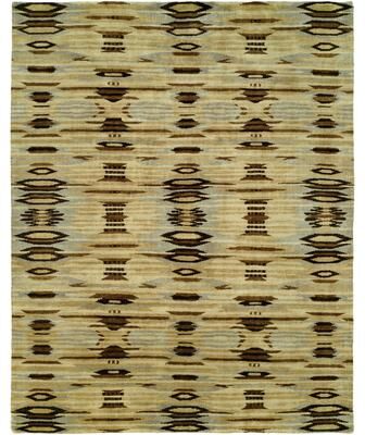 Natori KALATY Modern Multi-Colored Hand-Knotted Wool Area Rug