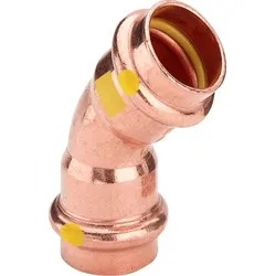 Bogen PROFIPRESS-G 2626 12mm 45 Grad 346898, aus Kupfer, für Gas