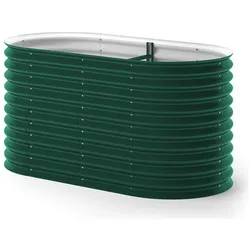 Vicco, Komposter + Gartensack, Komposter Garten, Grün, 160 x 80 cm