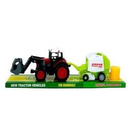 Macyszyn Toys Traktor mit Anhänger und Ballenpresse (69949014)