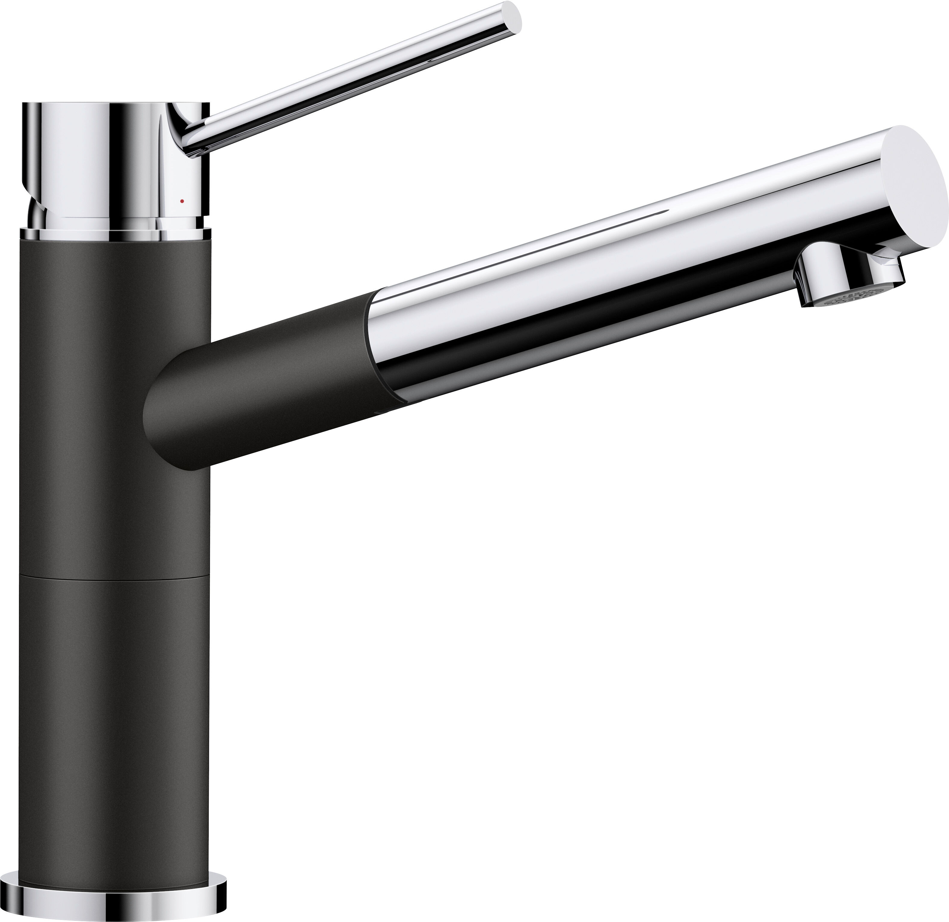 Blanco 526161 SILGRANIT look silgranit noir / chromé