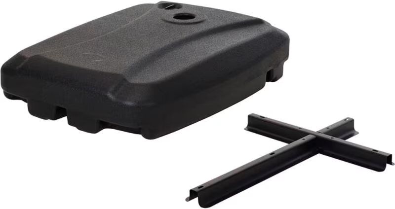 Progarden Base Rellenable Para Parasol Con Soporte En Cruz Negro Talla Única Unisex