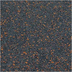 TRENDY SPORT Bodenmatte Rubber Flooring Segura 1000 schwarz/orange 1,5 cm