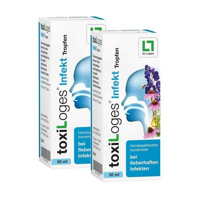 2x Toxiloges Infekt Tropfen 2x50 ml Mischung