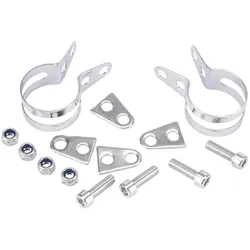Tubus Schellen-Adapter-Set silber