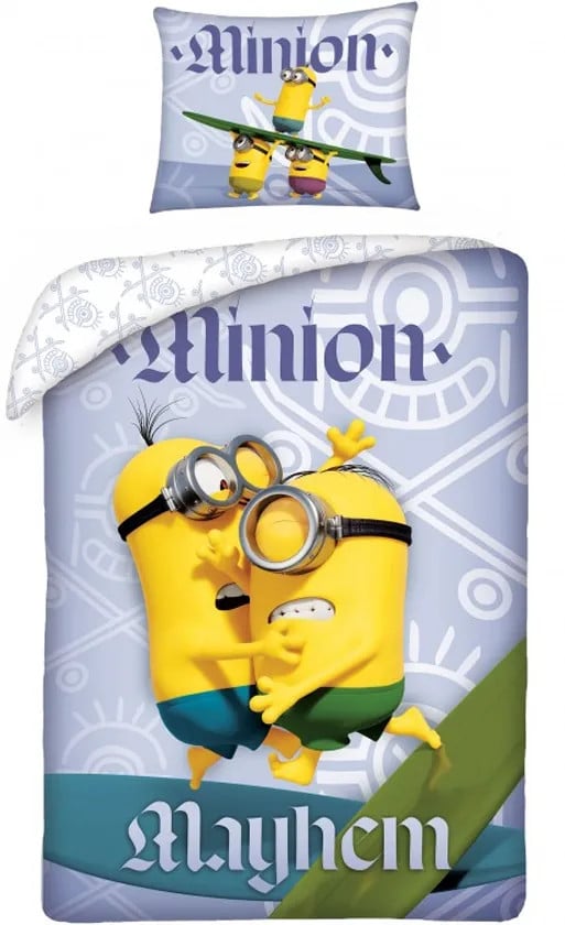 Halantex Minions Dekbedovertrek Surfing - 140 x 200 cm