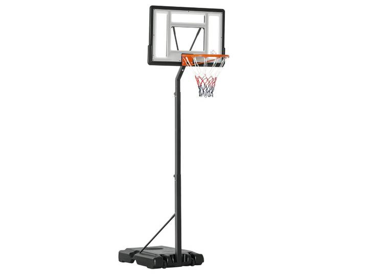 ComfortXL Basketballständer De-10416 Schwarz, Metall, 60x90 cm, Freizeit & Co, Sport & Fitness