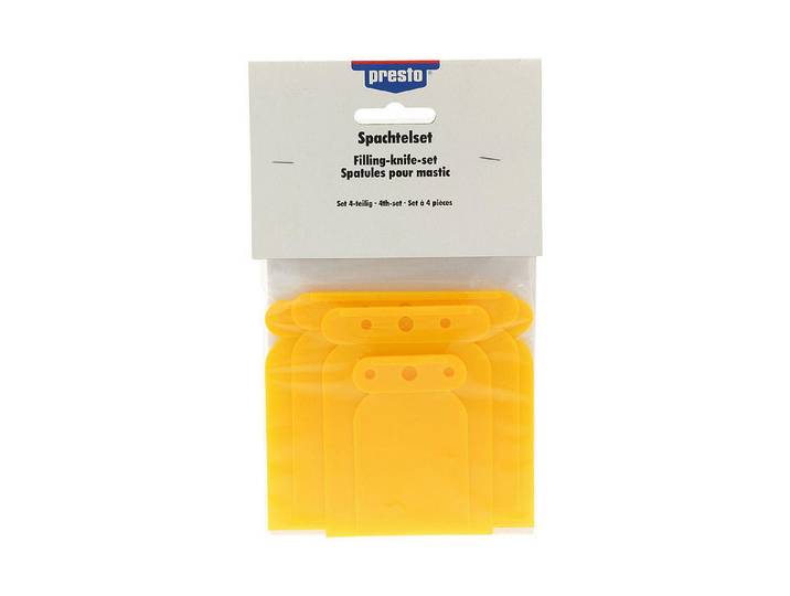 Presto Kunststoffspachtel-Set 4 Stück