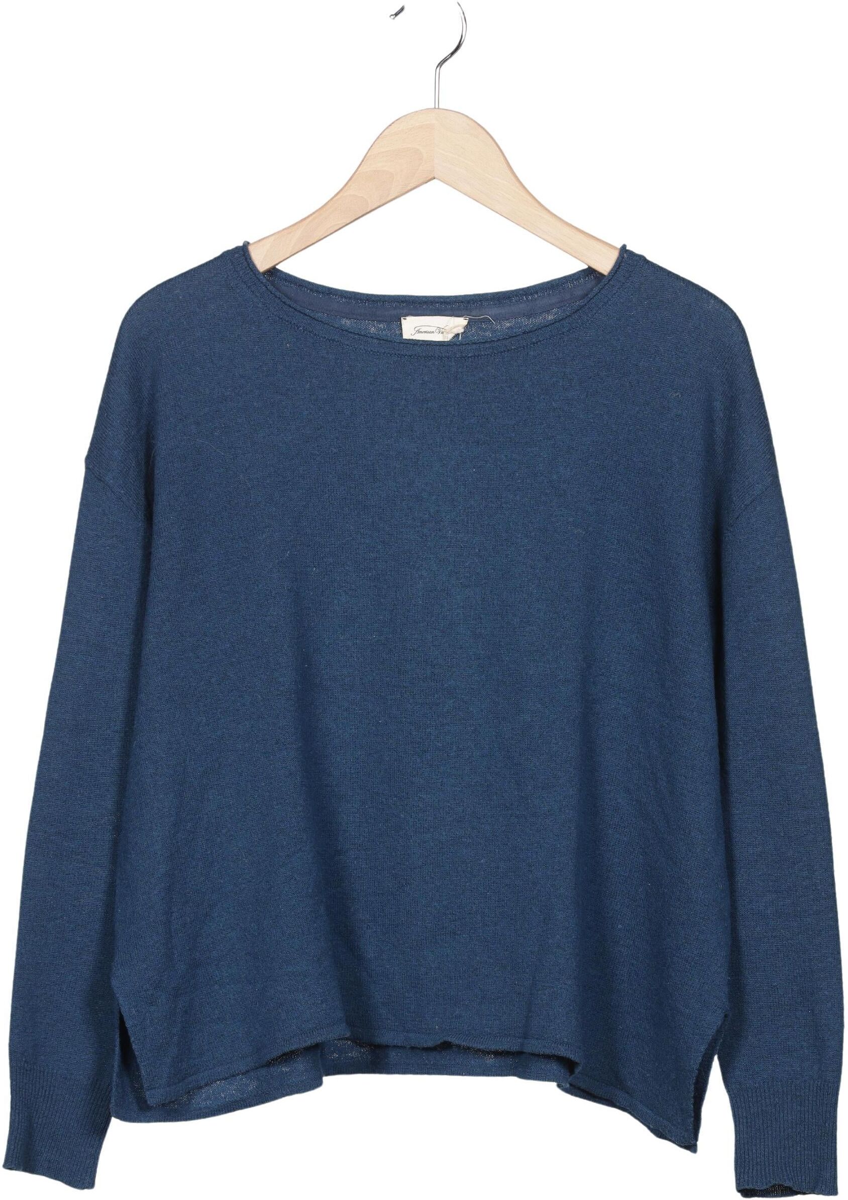 American Vintage Damen Pullover, Marineblau, Gr. S, Wolle / Kaschmir - Second Hand