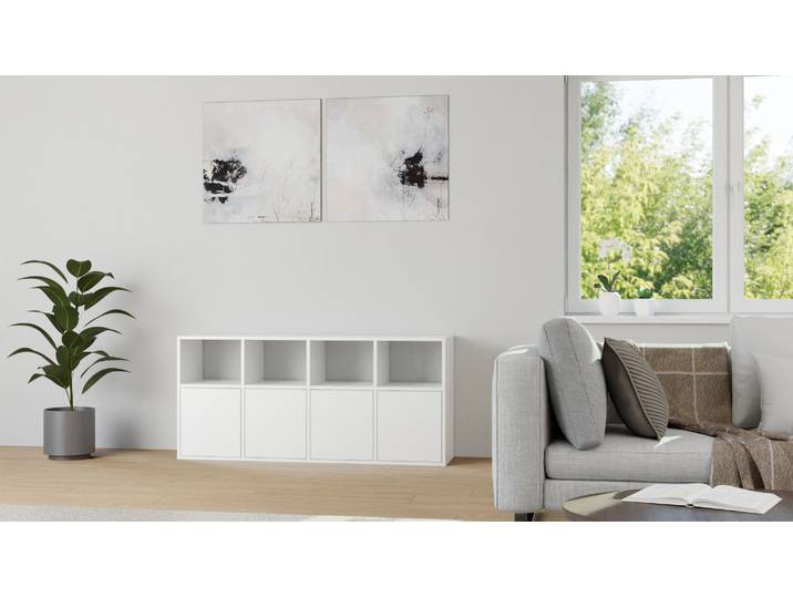 Sideboard Wohnzimmer – gratis Magazin MDF Beschichtet MDF Weiß matt