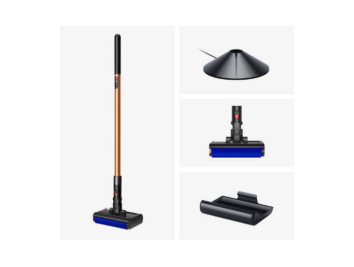 DYSON Akku-Stielstaubsauger Dyson PencilWash™ Nassbodenreiniger , gold (kupfer), B:19,8cm H:115,5cm T:26,7cm, Akkusauger, PencilWash™ das leichteste Dyson-Modell, Akku-Stielstaubsauger