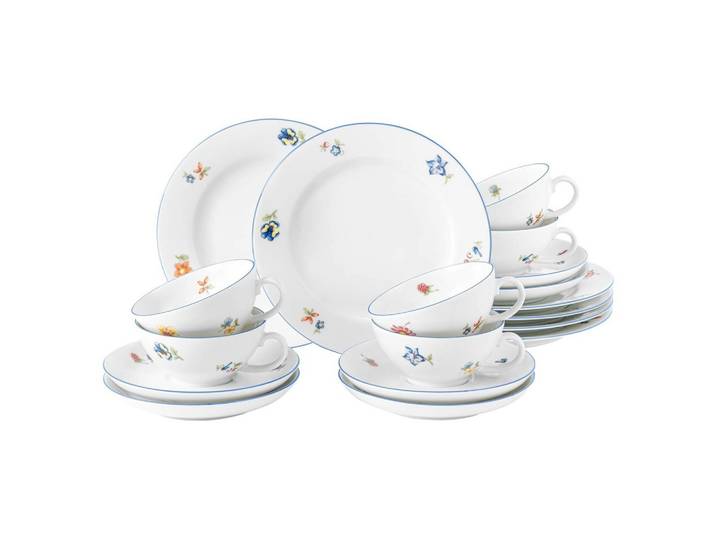 TEESERVICE Sonate Nostalgie bunt 18-tlg.