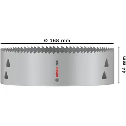 Bosch Professional Zubehör, Lochsäge, PRO Multi Material Lochsäge, 168 mm, mit Gewinde (168 mm)