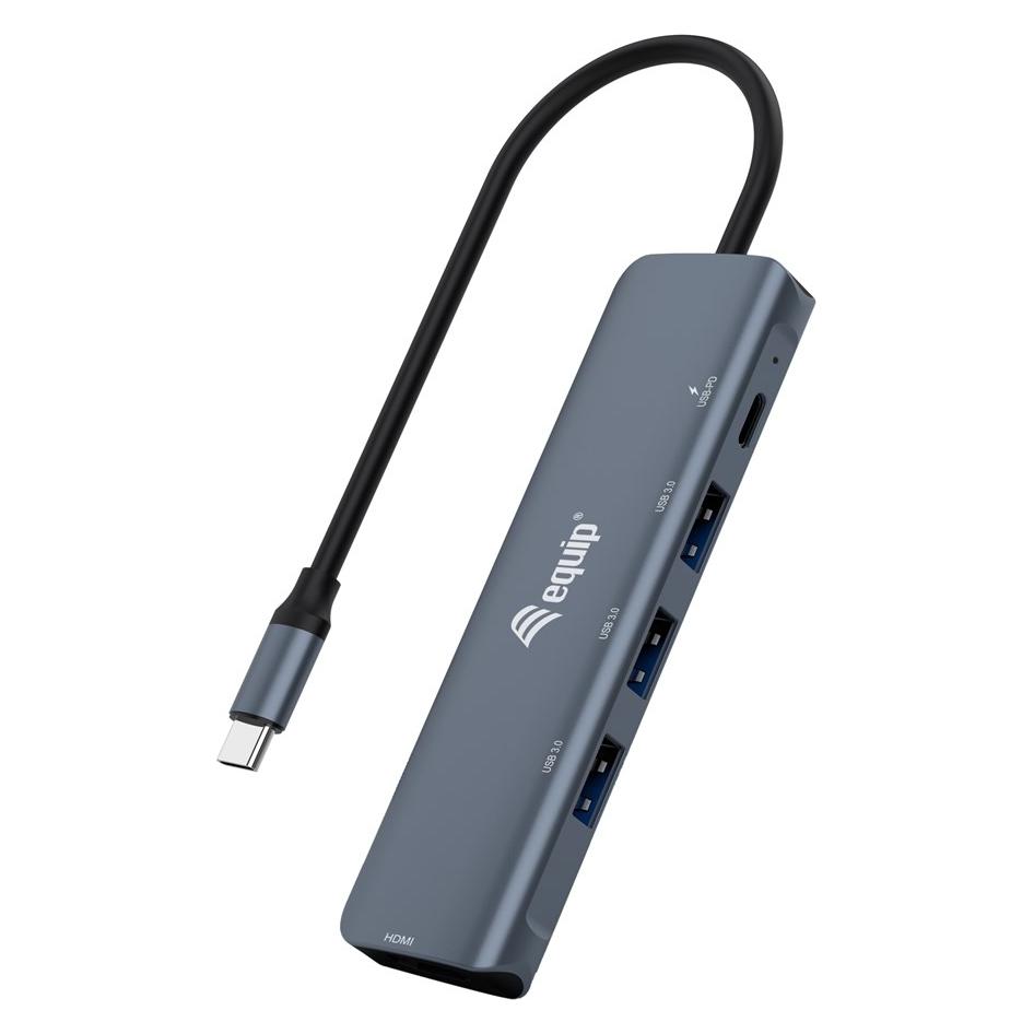 equip Multifunctional Adapter (USB-C, 5 Ports) (133487)