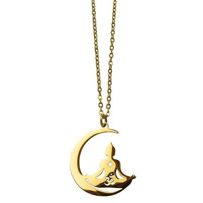 Halskette 'Buddha Moon'