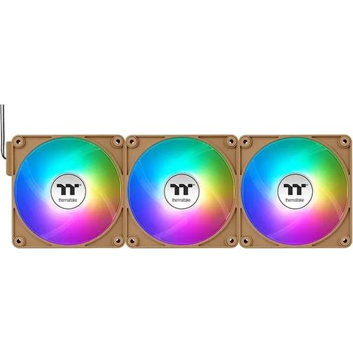 120x120x25mm Thermaltake CT120 EX Reverse ARGB Sync PC Cooling Fan Gravel Sand 3 Pack