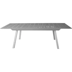 Gardissimo ausziehbarer Aluminium-Gartentisch / Ausziehtisch "Eterno",silber,216 / 297 x 100 cm (L x B)