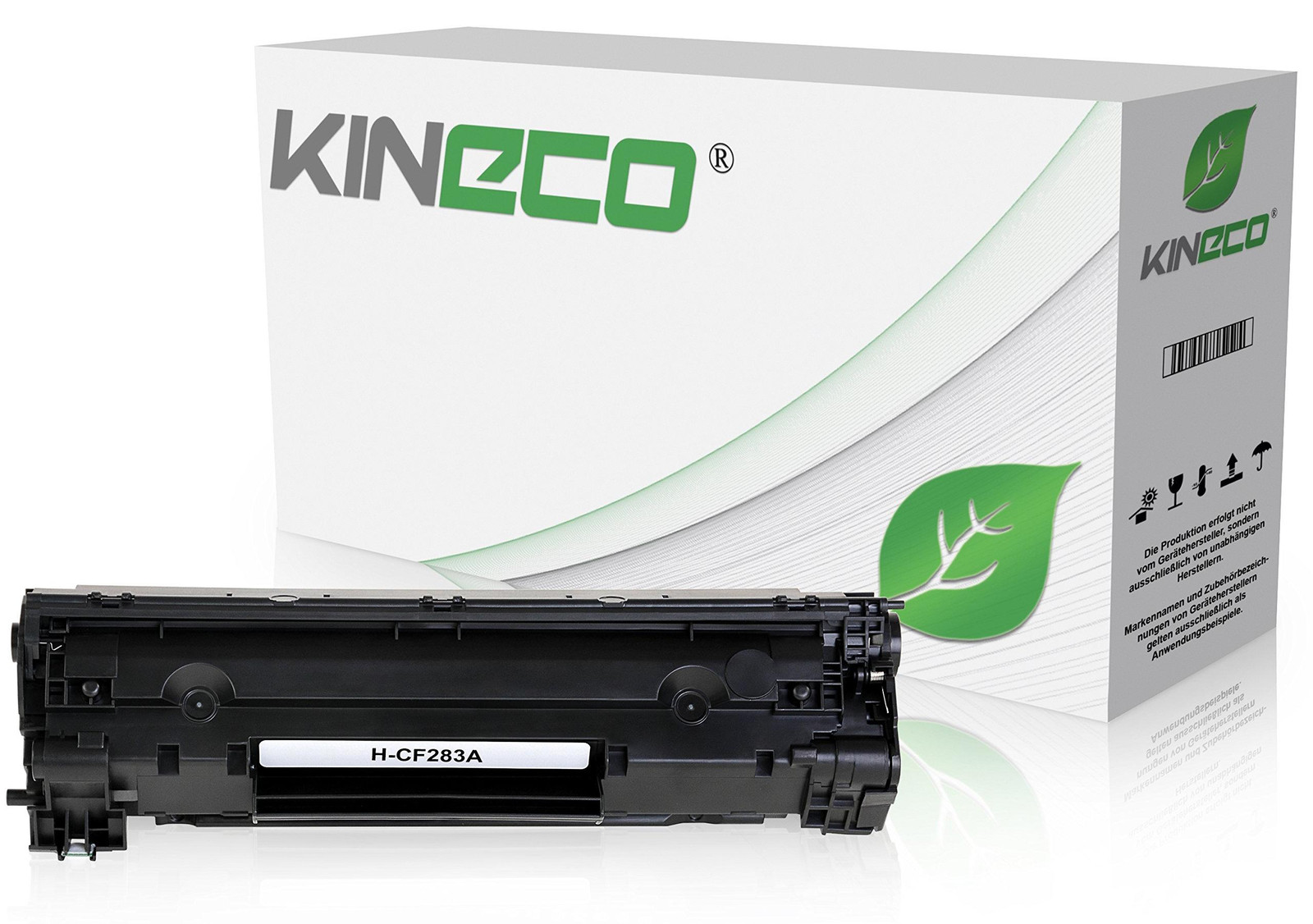 Kineco Tonercartridge compatibel met HP CF283A LaserJet Pro MFP M125nw M126nw M127fw M128fp - zwart - 1.500 pagina's