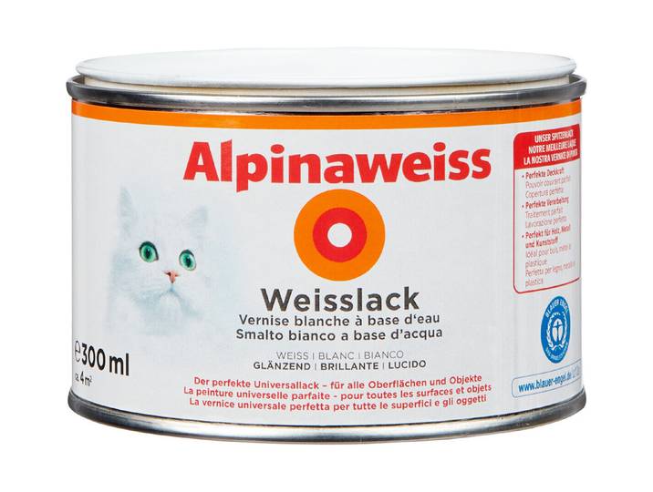Alpina Weisslack Alpinaweiss 0.3 l Glänzend