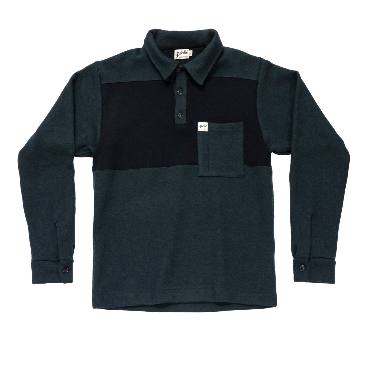 Devold of Norway Archive Ferry Polo pine (416A-clothing) M GO 210 247 A 416A M